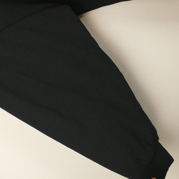 Skull Crystal Sweatshirt Womens Medium Black Pink Oversized Rhinestone Emo Goth - Picture 7 of 10